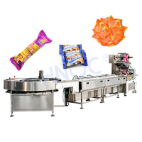高速巧克力食品包装机流量包装机小型糖果包装机