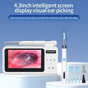 เครื่องมือกำจัดขี้หู T29 Visual Wi-Fi พร้อมหน้าจอ IPS ขนาด 4.3 นิ้ว กล้องดิจิตอลตรวจหูในตัว เลนส์กล้องความละเอียดสูง 1080P ขนาด 3.9 มม. สำหรับการดูแลคนและสัตว์เลี้ยง - Product Image 2