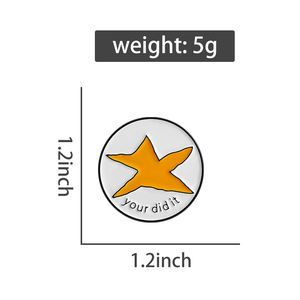 L'hai fatto <span class=keywords><strong>Meme</strong></span> spille con smalto a stella irregolare con spilla a forma di meteorite zaino distintivo gioielli regalo per amici - Product Image 6