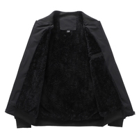 Veste bomber doublée en polaire pour hommes grandes tailles, vêtements d'extérieur chauds et épais, streetwear, vêtements de sport, logo personnalisé