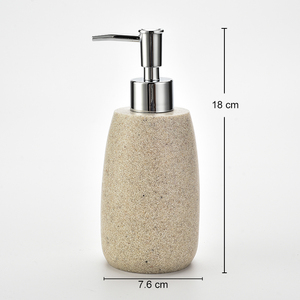 Rustique <span class=keywords><strong>Vacances</strong></span> Hôtel Résine Grès 3 Pièces Salle De Bain Accessoire Ensemble - Product Image 6