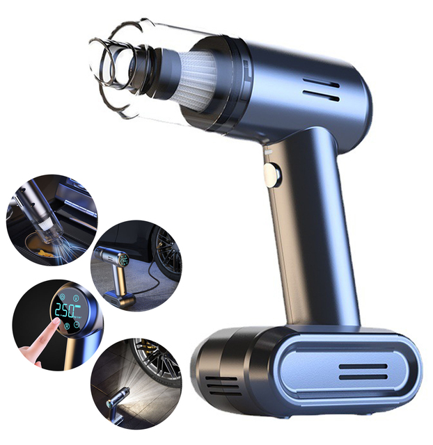 Hot Selling Portable Cordless Handheld Handy Rechargeable Small Mini 12V for Car Vaccum Wireless Auto Car Vacuum Cleaner