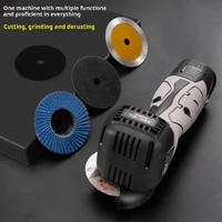 Mini meuleuse d'angle portable à usage domestique alimentée par batterie au lithium-ion Machine de découpe rechargeable multifonctionnelle pour le bricolage