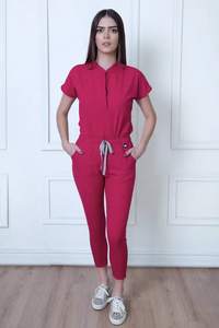 Niaahinn nuova moda all'ingrosso infermiera ospedale medico uniforme Custom Scrub cura Set clinica Spa e salone abbigliamento da lavoro donna Scrub - Product Image 2