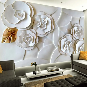<span class=keywords><strong>Papier</strong></span> <span class=keywords><strong>peint</strong></span> mural auto-adhésif personnalisé, relief stéréoscopique 3D, fleurs, <span class=keywords><strong>fresque</strong></span>, salon, papiers peints à coller, chambre à coucher, décoration de la maison - Product Image 4