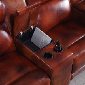 <strong>2026</strong> <strong>New</strong> Supplier Hot Selling Leisure Adjustable Top Grain Leather Electric Private Cinema <strong>Recliner</strong> Home Theater Sofa - Product Image 1