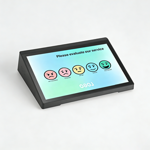 Terminal de Satisfacción SmileyRate Happy or Not, Medidor Digital de Satisfacción del Cliente de 10.1 Pulgadas para Mostrador con Software - Product Image 4