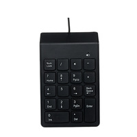 Clavier numérique USB filaire de petite taille, pavé numérique à 18 touches, clavier numérique pour comptabilité, caissier, ordinateur portable, tablette