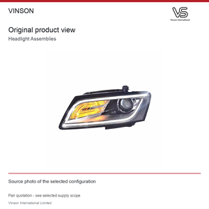Paires de phares pour Audi Q5 2009-2018, configuration photographiée - Product Image 2