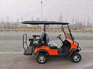 Voitures de golf électriques 3-4 places rouges les <span class=keywords><strong>moins</strong></span> chères, chariots de golf Power Glide, chariots de golf 72V avec batterie au lithium - Product Image 3