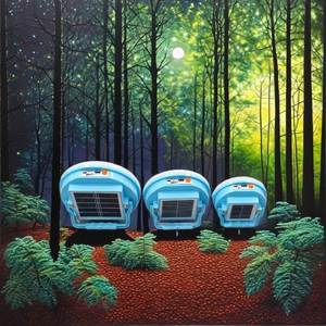 Lampes solaires portables USB pour le camping, lumière blanche froide, batterie externe, lampe torche pour la randonnée et la tente, en plastique - Product Image 3