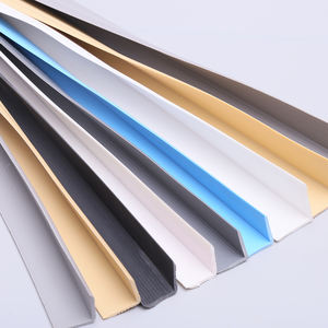 Protections d'<span class=keywords><strong>angle</strong></span> en PVC en forme de L à 90 degrés, profil de protection d'<span class=keywords><strong>angle</strong></span> mural en plastique avec bordure pour les coins - Product Image 3