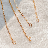Collier à breloques EMANCO DIY en acier inoxydable, ajustable, style trombone, fait main pour femmes, vente en gros directe d'usine, dropshipping