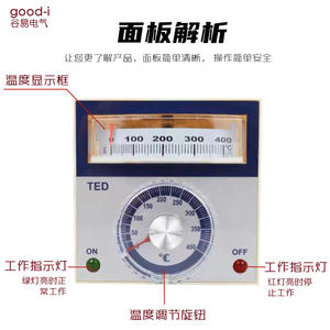 Controlador de Temperatura con Puntero TED-2001 XMTD-2001 para Hornos y Unidades de Horneado - Product Image 2