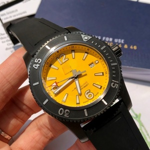 Reloj Mecánico Automático Super Ocean de Acero Inoxidable para Hombre, de Lujo, para Negocios, Resistente al Agua, con Calendario, Luz Nocturna y Puntero, Estilo Breitlines - Product Image 1
