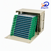 Caja Vacía para Panel de Conexión de Fibra Óptica ODF de 144 Puertos, Personalizable, para Montaje en Rack 8U, Acero Resistente de 1.2mm, Compatible con LC, SC, ST, FC