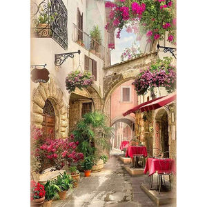 Peinture diamant de haute qualité, Collection complète 447 <span class=keywords><strong>Dmc</strong></span>, couleur diamant, paysage, autocollant, strass, peinture diamant, offre spéciale - Product Image 1