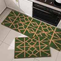 Tapis de cuisine moderne en mousse de diatomite haute densité, séchage instantané, super absorbant, écologique, antidérapant avec support en caoutchouc pour la maison