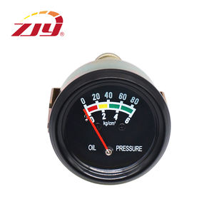 ZJY 고품질 오일 압력 게이지 0-80 PSI 0-6 Kg/cm2 2''/52mm 범용 차량용 - Product Image 2