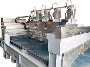 Taille 4200x2300x2000mm Usine directe personnalisée 4 têtes Machine de polissage plate à l'eau - Product Image 4