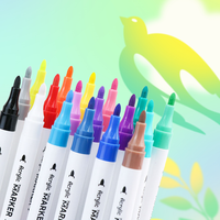 XY dessin acrylique marqueurs aquarelle stylo ensembles étudiants en art dessinés à la main empilables Double pointe marqueurs colorés pour peinture et bricolage