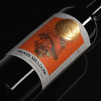 Etiqueta Personalizada para Botellas de Vino en 3D, Efecto Holograma, Papel Artístico, Embalaje de Bebidas, Etiqueta Industrial, Resistente al Aceite, Ecológica