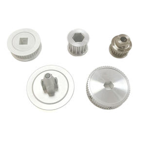 Polea síncrona de transmisión de larga distancia aluminio/SUS AT3 AT5 HTD 3M 5M 8M STD S3M S5M S8M GT2 GT3 polea de correa dentada OEM - Product Image 6