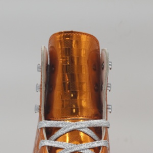 <span class=keywords><strong>Patines</strong></span> holográficos de cuero PU de alta calidad para <span class=keywords><strong>mujer</strong></span>, <span class=keywords><strong>patines</strong></span> cuádruples de cuatro ruedas de doble fila amarillo dorado brillante para edades de 8 a 50 años - Product Image 6