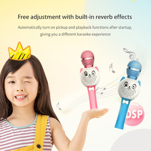 Microphone Bluetooth Karaoké <span class=keywords><strong>Jouet</strong></span> Instruments de musique Microphone <span class=keywords><strong>jouet</strong></span> à piles pour enfants - Product Image 1