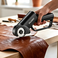 Ciseaux électriques sans fil 4V, double vitesse 500/700 tr/min, ciseaux à découper le tissu, 4000mAh, rechargeables par type-C, lumière LED, ciseaux de couture