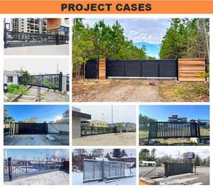 Cancello Scorrevole Autoportante JHR di Alta Qualità per Vialetto Nuovo Tipo di Cancello Automatico a Lamelle per Esterni - Product Image 4