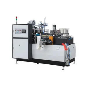 China supplier 4-22oz PE coated double wall paper cups moulding machine production line