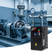 Variateur de fréquence personnalisé pour moteurs monophasés/triphasés 200-240V & 380-480V, contrôle V/F & SVC, usage industriel