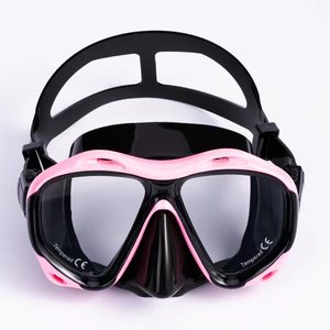 Máscara de Buceo de Doble Lente, Vidrio Templado, Silicona Líquida, para Adultos, Snorkel, Deportes Acuáticos - Product Image 2