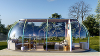 Transparente Bubble Igloo PC Carpa Uso familiar Camping Alojamiento Restaurante