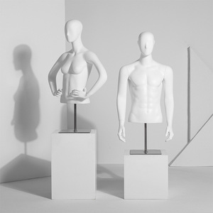 <span class=keywords><strong>Mannequin</strong></span> unisexe en FRP de qualité supérieure <span class=keywords><strong>pour</strong></span> présentation du <span class=keywords><strong>buste</strong></span>, personnalisation usine - Product Image 2