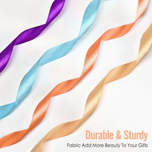 Hot Sell Ribbons 1-1/2 Inch 4cm Double-sided Satin Ribbon <b>for</b> <b>Flowers</b> Satin Ribbon 100 Yards Roll <b>for</b> <b>Box</b> - Product Image 2