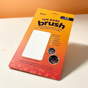 Etiqueta colgante de papel estucado impresa a medida para exhibición minorista de productos para mascotas con orificio para colgar tipo euro - Product Image 5