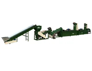 plastic agricultural pe pp film pp jumbo bag recycling crushing washing pelletizing machine line for pp pe film