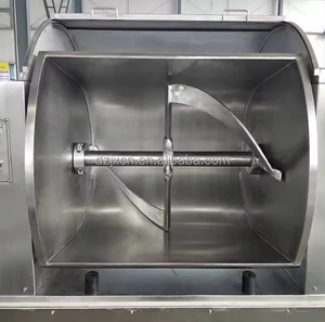 Baja tahan karat 100Kg 150Kg 200Kg 250Kg tepung roti gandum campur pengaduk adonan tepung gandum mesin pencampur - Product Image 3