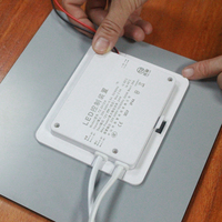 OEM/ODM Interrupteur Tactile Inductif LED 24W à Double Touche avec Capteur Capacitif, Fonctions Intelligentes CCT/Gradateur/Désembuiseur, Indice de Protection IP44 pour