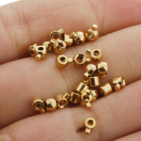 Fermoir en acier inoxydable plaqué or 18 carats pour autocuiseur, avec fil de positionnement pour la fabrication de bijoux perlés