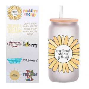 Uvdtf สติกเกอร์ติดถ้วยน้ำ16ออนซ์ป้ายคริสตัลสีแดงสำหรับวันวาเลนไทน์การพิมพ์สกรีนลายการพิมพ์แบบนิ่มพิมพ์ลายข้ามพรมแดน - Product Image 6