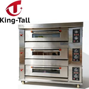 Four à gaz Four à vapeur à convection pour cuisine professionnelle Four à pizza en cordiérite <span class=keywords><strong>Pierre</strong></span> pour la croustillantes - Product Image 1