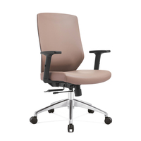 Mobilier de bureau moderne execuvie Chaise ergonomique en cuir de silicone Chaise pivotante de bureau pour ordinateur