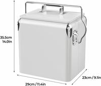 Glacière métallique 7L/13L/17L/28L très vendue – Boîte isotherme pour l'extérieur
