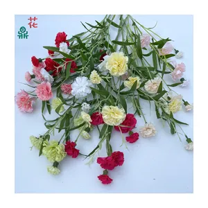 القرنفل فرع واحد القرنفل التجارية الجمال تشن ترتيب زهرة منظر طبيعي الزفاف الزهور الاصطناعية