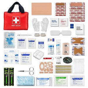 Iece-<span class=keywords><strong>Kit</strong></span> de supervivencia de primeros auxilios personalizado, bolsa vacía con suministros médicos para camping, logotipo de viaje en coche, impermeable, 220 - Product Image 2