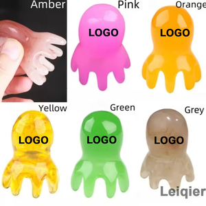 Masajeador de acupresión de 8 patas con logotipo personalizado, raspador de cuero cabelludo, peine para el pelo, técnica de relajación de cuerpo completo para el hogar, Spa de cabeza chino - Product Image 5