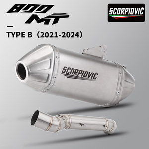 <span class=keywords><strong>CFMOTO</strong></span> 800MT <span class=keywords><strong>MT800</strong></span> CF800 Section médiane Slip de connexion OnT148 Silencieux d'échappement Système complet 2021-2024 - Product Image 3